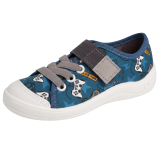 CHLAPECKÉ TENISKY modré Game BEFADO 351Y034