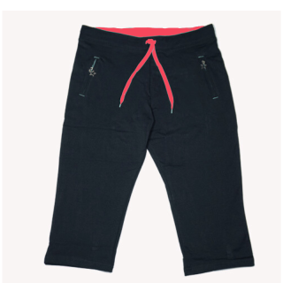 Dámské 3/4 legíny černé N-feel DX1815