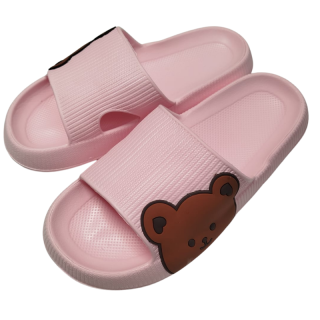 Gumové pantofle dámské růžové CAMO 28065B