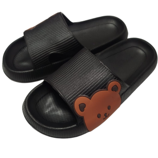 Gumové pantofle dámské černé CAMO 28065B
