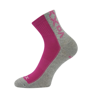 Dívčí ponožky tm.růžové Revoltík Fuski Boma Voxx