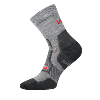 Ponožky zimní vlněné sv.šedé Granit Fuski Boma