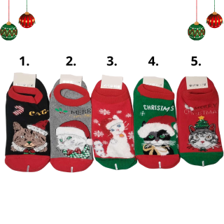 Vánoční teplé nízké ponožky Aura.Via SNDV555