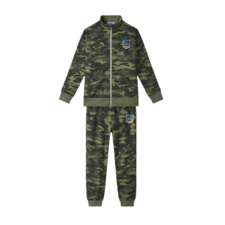 CHLAPECKÁ TEPLÁKOVÁ SOUPRAVA maskáčová khaki Kugo JK9531