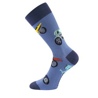 Voxx Obrázkové ponožky Depate moto modré