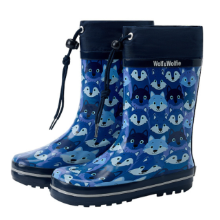 Chlapecké HOLÍNKY modročerná Wolf & Wolfie Y2602