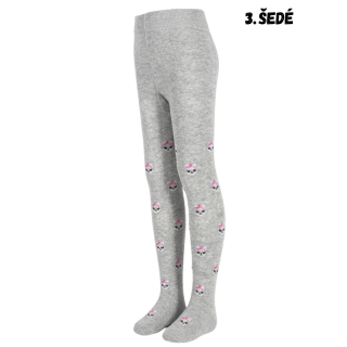 Dívčí punčocháče šedé Aura.Via GHN7590