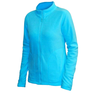 Dámská fleesová mikina - tyrkysová barva