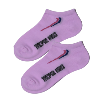 vel.98-104-Dívčí kotníčkové ponožky Design Socks - fialová barva