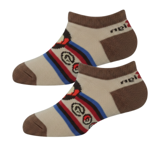 80-92,98-104-Dětské kotníčkové ponožky-kopací míč - barva béžová