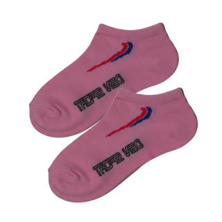 Dívčí kotníčkové ponožky - růžová