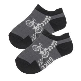 vel.98-104-Chl. kotníčkové ponožky sportovní Design Socks -šedá barva