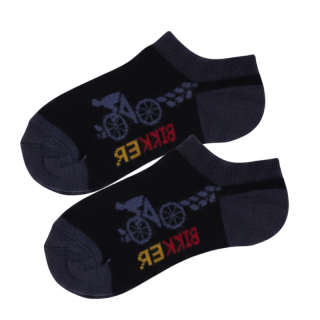 Design Socks Chlapecké kotníčkové ponožky-tm.modrá