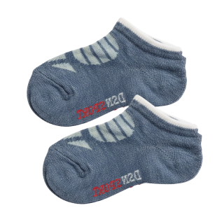 80-92-Chlapecké kotníkové ponožky proužek Design Socks -modrá barva
