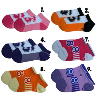 DESIGN SOCKS Chlapecké a dívčí kotníčkové ponožky mix