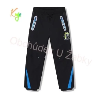 Chlapecké softshellové kalhoty (bez fleesu) černé Kugo HK5653