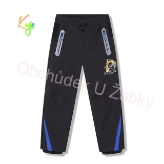 Chlapecké softshellové kalhoty (bez fleesu) šedé Kugo HK5653